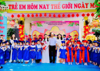 LỄ TỔNG KẾT VÀ LỄ RA TRƯỜNG CHO CÁC CHÁU MG 5-6 TUỔI TRƯỜNG MN SAO BIỂN, NĂM HỌC 2024-2025