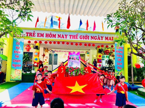 TRƯỜNG MẦM NON SAO BIỂN TỔ CHỨC NGÀY HỘI THỂ THAO NĂM HỌC 2024-2025