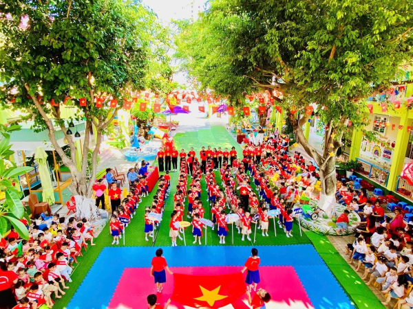 TRƯỜNG MẦM NON SAO BIỂN TỔ CHỨC NGÀY HỘI THỂ THAO NĂM HỌC 2024-2025