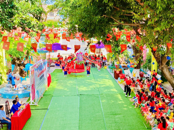 TRƯỜNG MẦM NON SAO BIỂN TỔ CHỨC NGÀY HỘI THỂ THAO NĂM HỌC 2024-2025