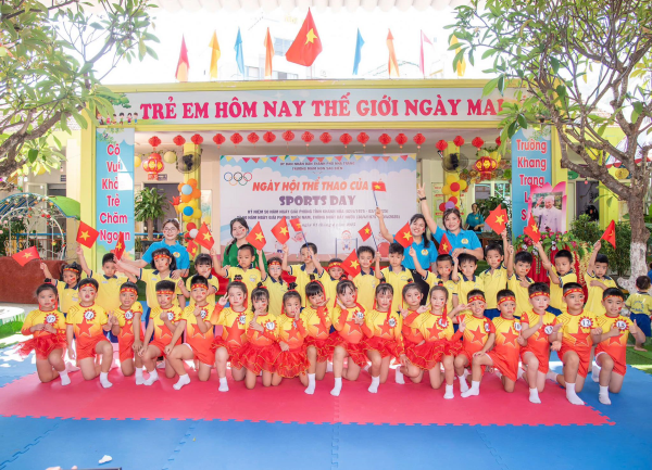 TRƯỜNG MẦM NON SAO BIỂN TỔ CHỨC NGÀY HỘI THỂ THAO NĂM HỌC 2024-2025
