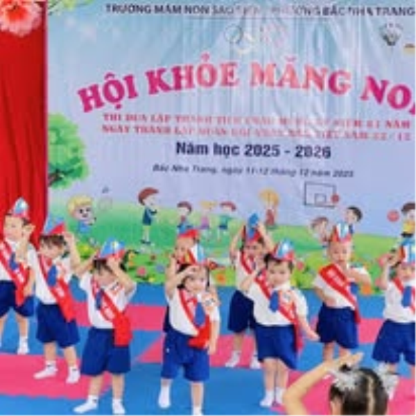 TRƯỜNG MẦM NON SAO BIỂN TỔ CHỨC HỘI KHỎE MĂNG NON NĂM HỌC 2025-2026