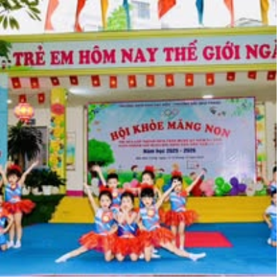 TRƯỜNG MẦM NON SAO BIỂN TỔ CHỨC HỘI KHỎE MĂNG NON NĂM HỌC 2025-2026