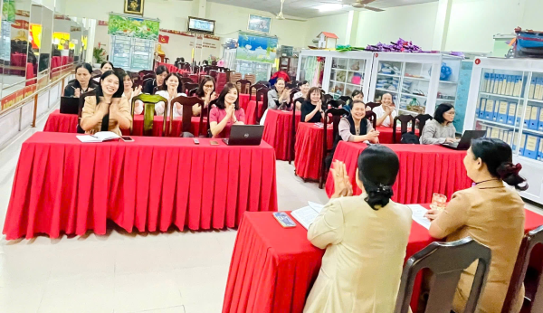 CHI BỘ MẦM NON SAO BIỂN  TỔ CHỨC SINH HOẠT CHI BỘ THÁNG 02/2026 VÀ SINH HOẠT CHUYÊN ĐỀ QUÝ I/2026