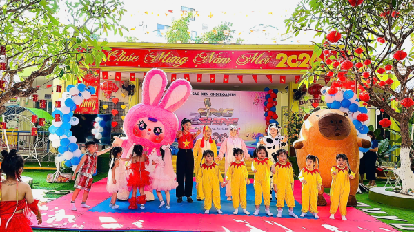 TRƯỜNG MN SAO BIỂN TỔ CHỨC SINH HOẠT TẬP THỂ VỚI CHỦ ĐỀ "SING TO SHINE" CHO TRẺ MG 4-5 TUỔI